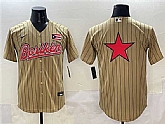 Men's Puerto Rico Tan 2023 World Baseball Classic Team Big Logo Stitched Jersey,baseball caps,new era cap wholesale,wholesale hats